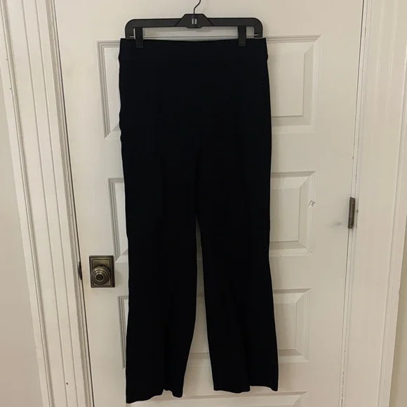 SPANX Elegant Wide Leg Black Women's Pants - Picture 2 of 5